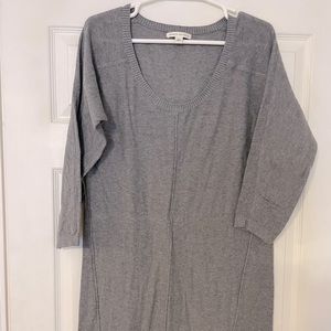 Gray lightweight sweater dress from Banana Republic